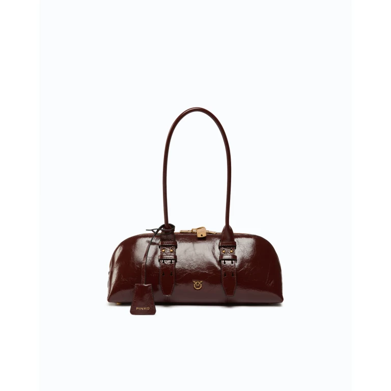 Grand sac à main Escape Bag Horizontal en cuir new shiny