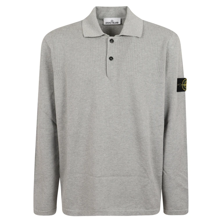 Stone Island Knitwear Grey Cotone Maglia - Men