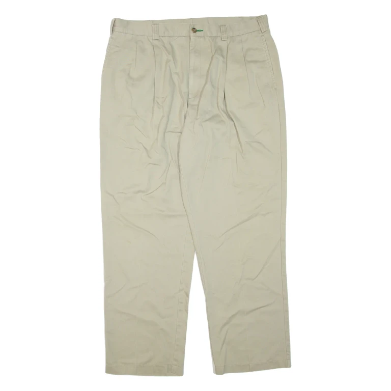 TOMMY HILFIGER Mens Trousers Beige Regular Tapered W36 L30