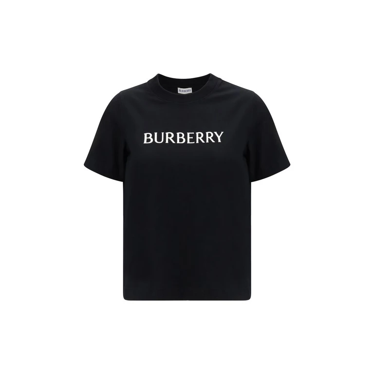 Burberry Black Cotton T-Shirt - Women