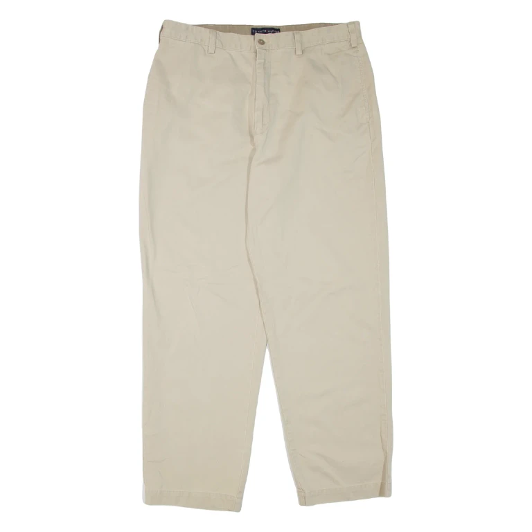 TOMMY HILFIGER Mens Trousers Beige Regular Tapered W36 L32