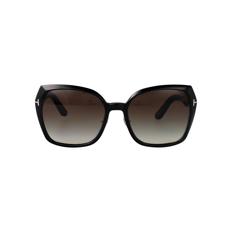 Tom Ford Ft1223 01b Nero Lucido / Fumo Grad Injected Sunglasses - Women