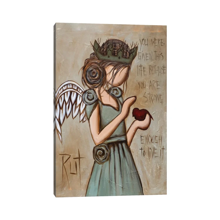 Strong Enough by Ruth's Angels - Canvas Gallery Wrap
