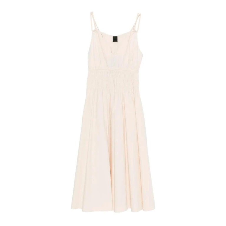 Pinko Robe Au Genou - Beige Clair (106524A35QC03)