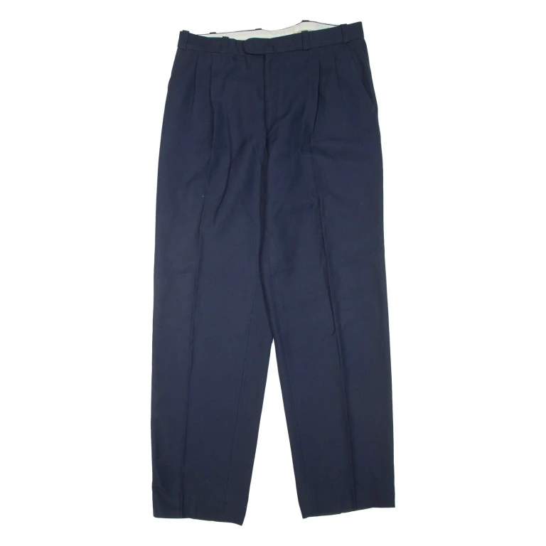 Womens Trousers Blue Regular Tapered W32 L32