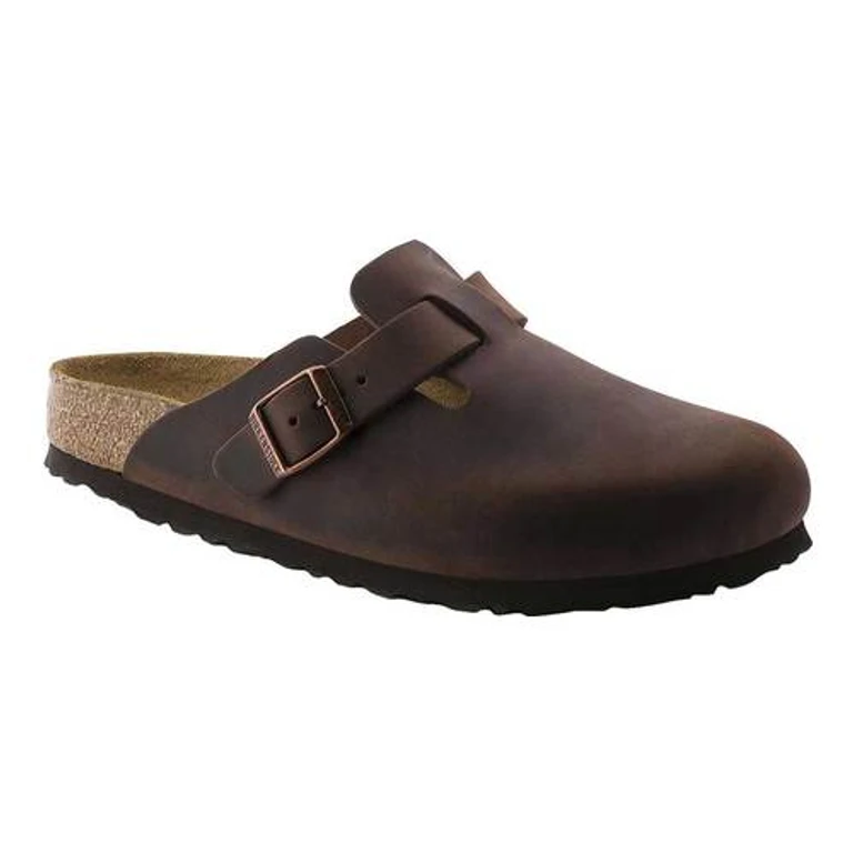 London Bs Narrow Leather Clog