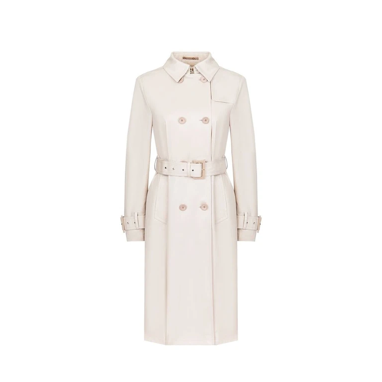 White Cotton Coat Clothing - Women