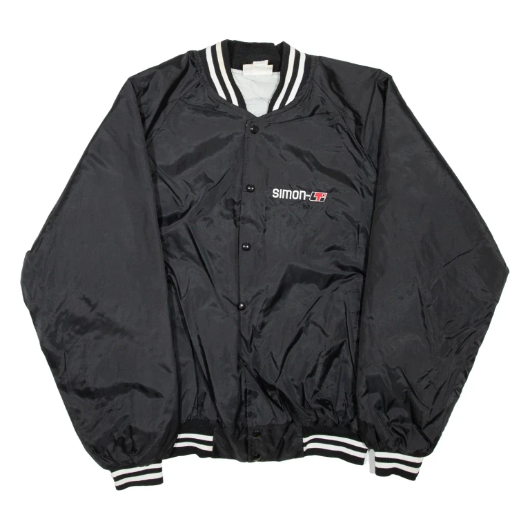 HARTWELL SPORTS Mens Bomber Jacket Black XL