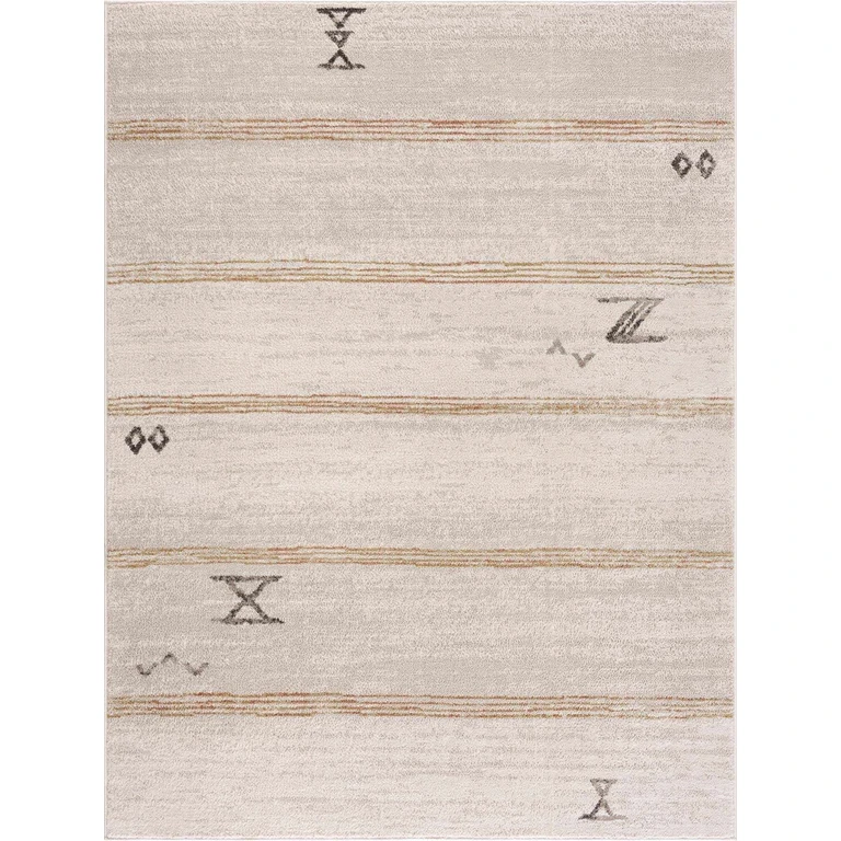 Deja Cream & Gold Area Rug - Clearance
