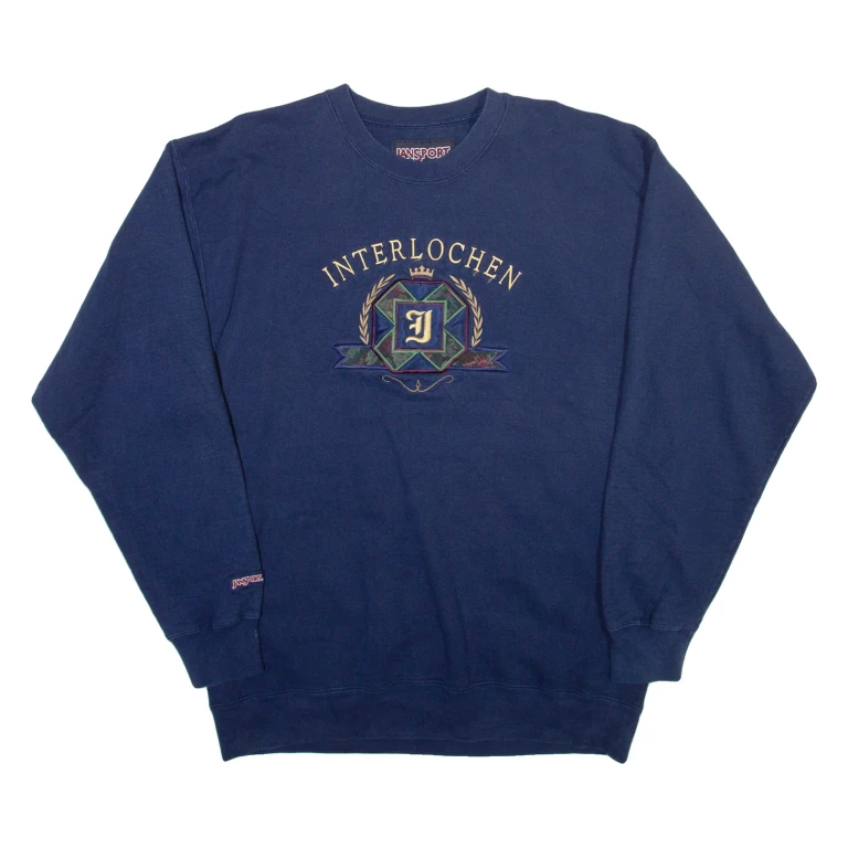 JANSPORT Mens Sweatshirt Blue L