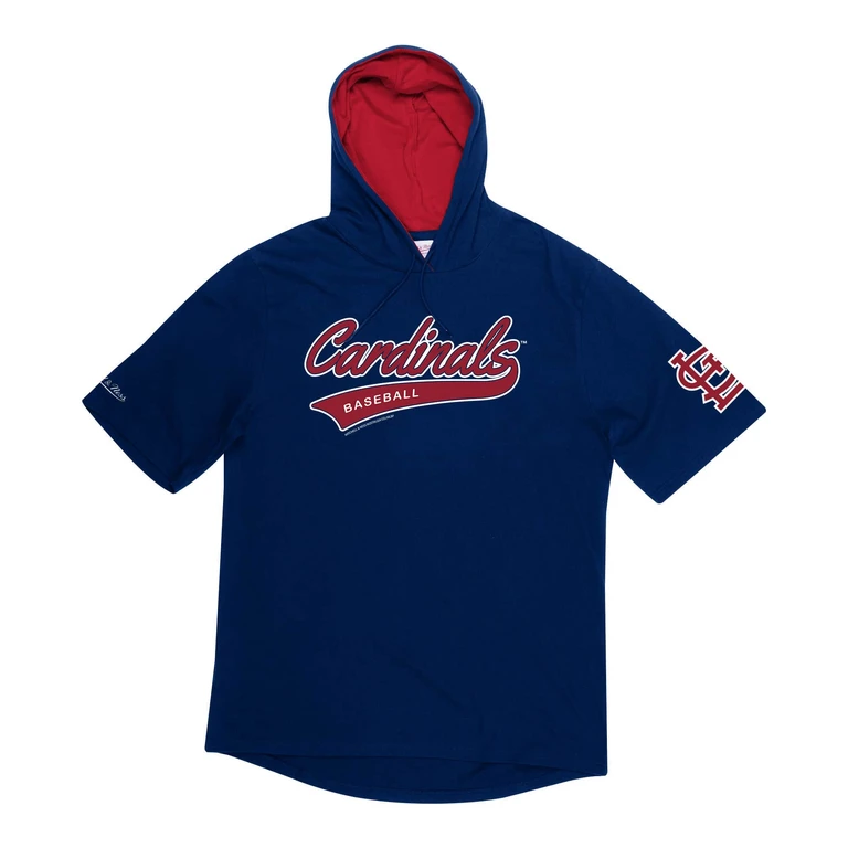 Men's MLB Short Sleeve Hoody St. Louis Cardinals Hoodies