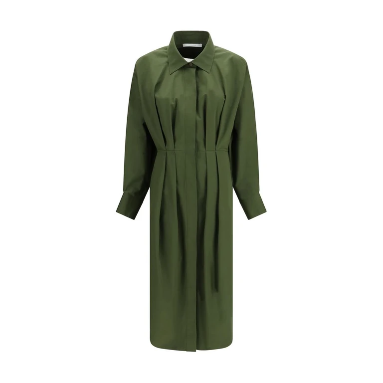 Bicolor Cotton Casual Dress - Women