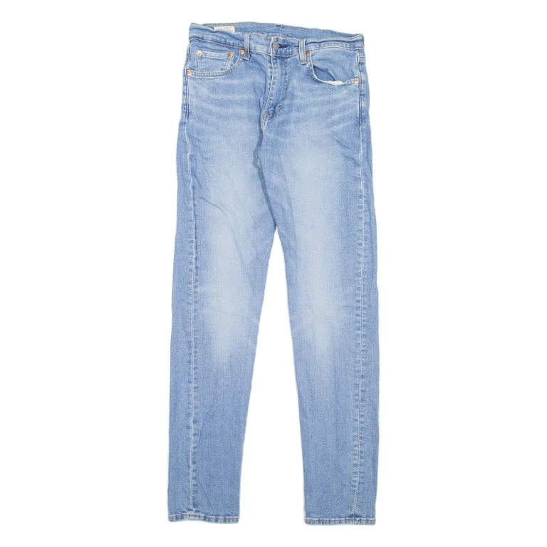 LEVI'S 512 BIG E Jeans Mens Blue Slim Tapered Stone Wash W30 L34