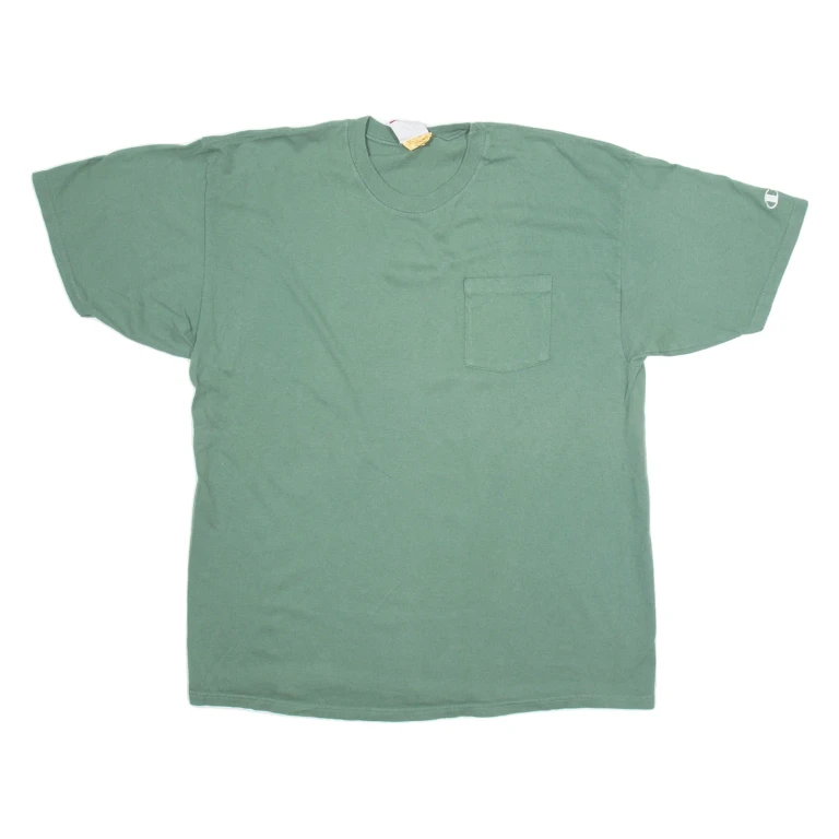 CHAMPION Mens T-Shirt Green XL