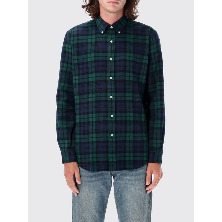Shirt Men color Green (710922273003)