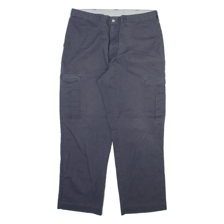 DICKIES Mens Trousers Grey Regular Straight W36 L30