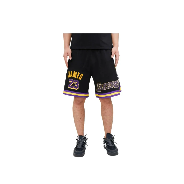 Los Angeles Lakers Lebron James Pro Team Men Shorts Black