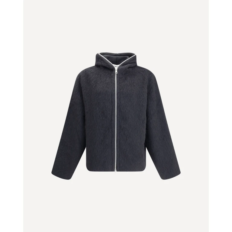 Zip Sweater furry effect design Male 50