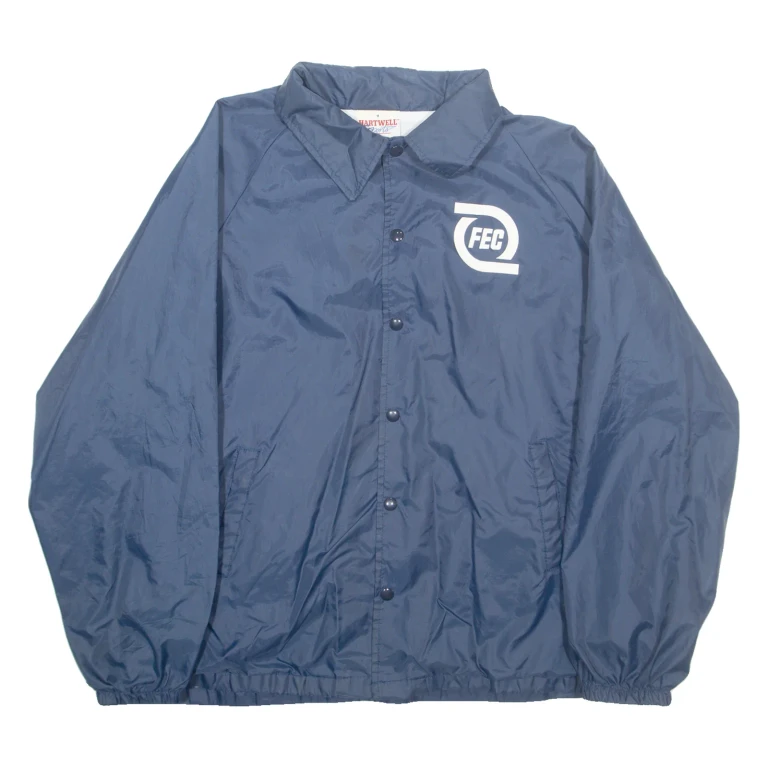HARTWELL Mens Shell Jacket Blue Nylon L