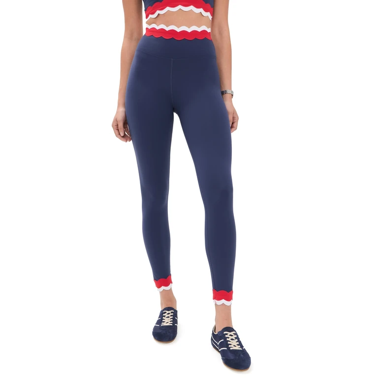 Beach Riot Stacy 7/8 Leggings Twilight Firework Colorblock S