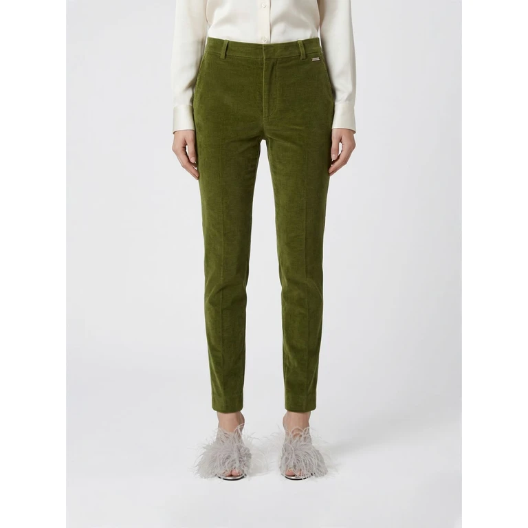 Pants Woman color Green (854586ZAUG73715)