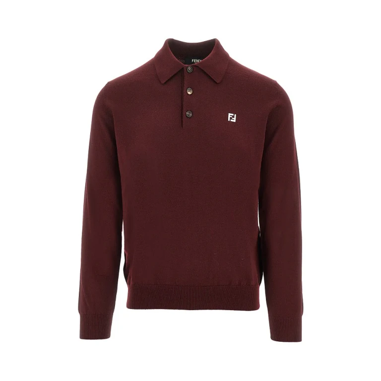 Polo de punto Fendi con detalle FF