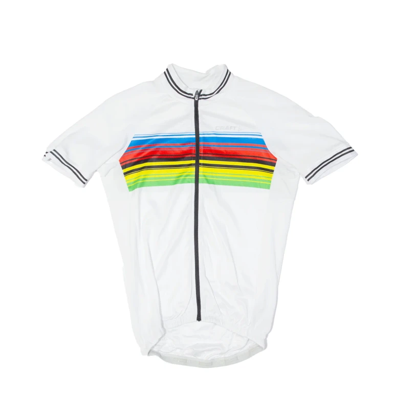 CRAFT Cycling Full Zip Mens Jersey White S