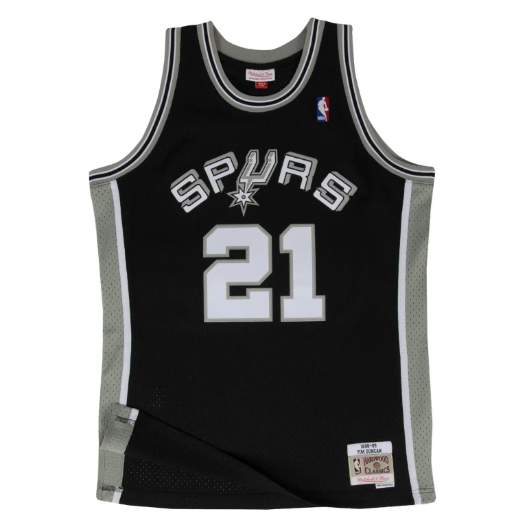 Men's NBA Swingman Road Jersey Spurs 98 Tim Duncan