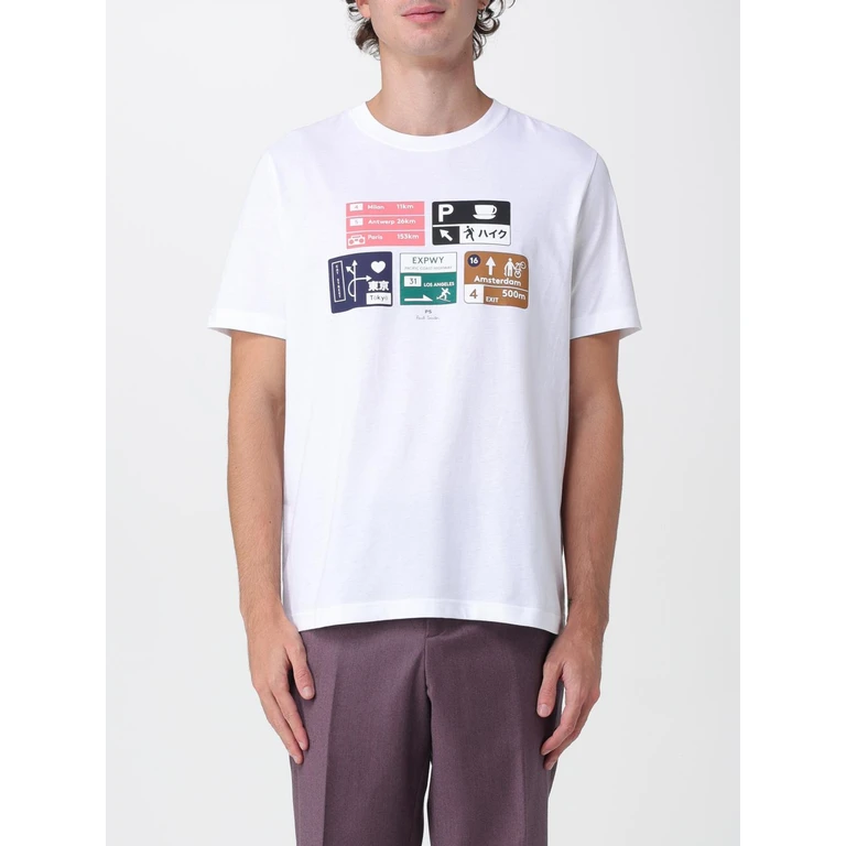 T-Shirt Men color White (M2R011RTP525801)