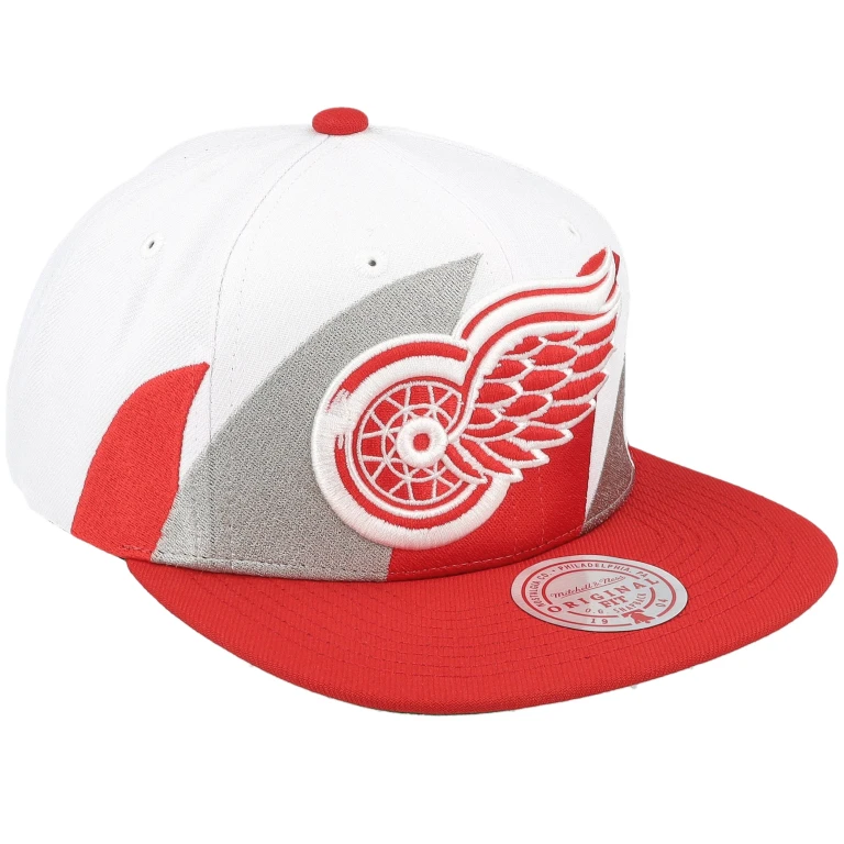 Men's NHL Vintage Sharktooth Snapback Red Wings Snapback Caps