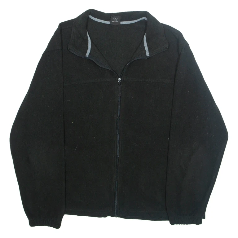 STARTER Mens Fleece Jacket Black L