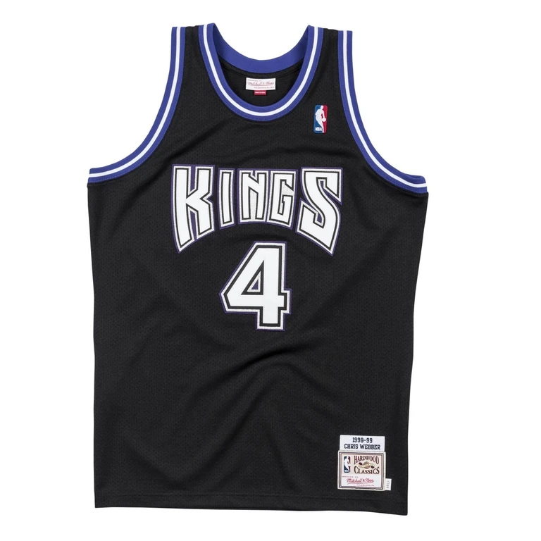 Men's NBA Authentic Jersey Sacramento Kings 1998-99 Chris Webber