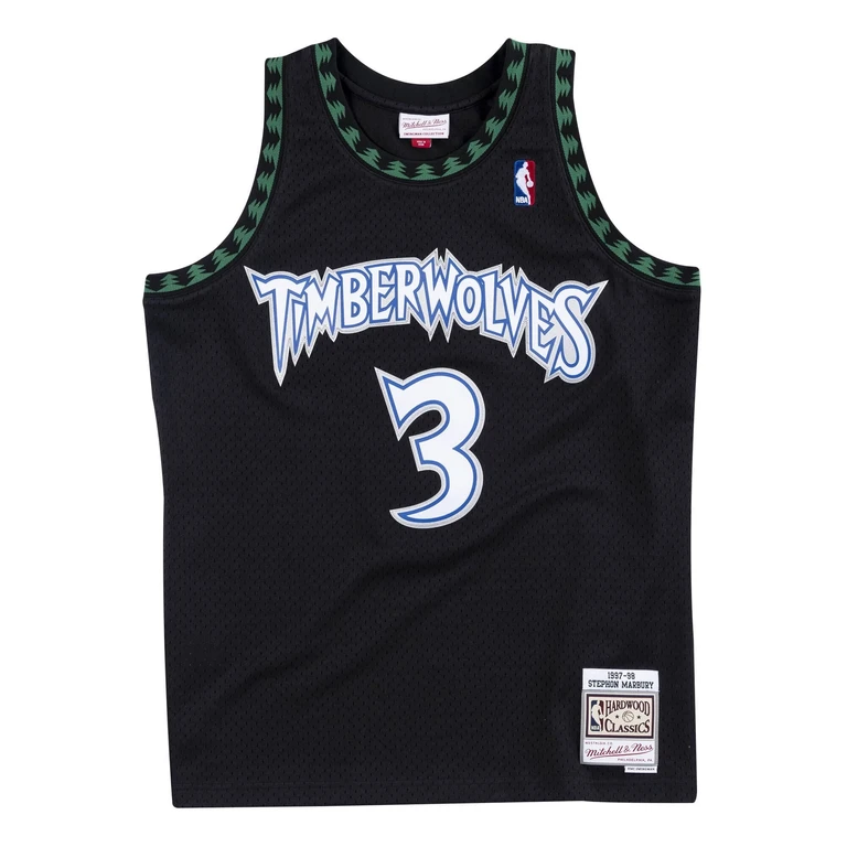 Men's NBA Swingman Jersey Minnesota Timberwolves 97 Marbury