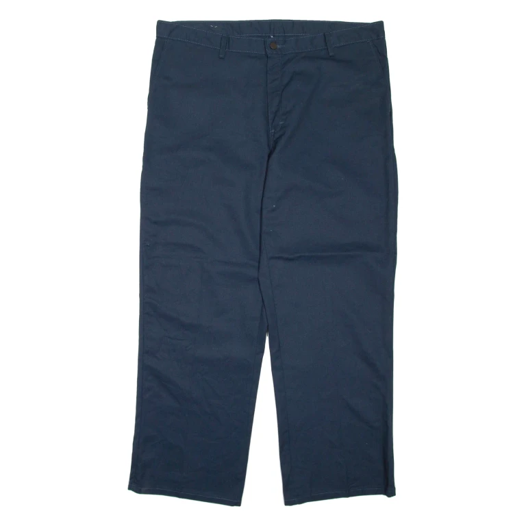 DICKIES Mens Trousers Blue Regular Straight W40 L30