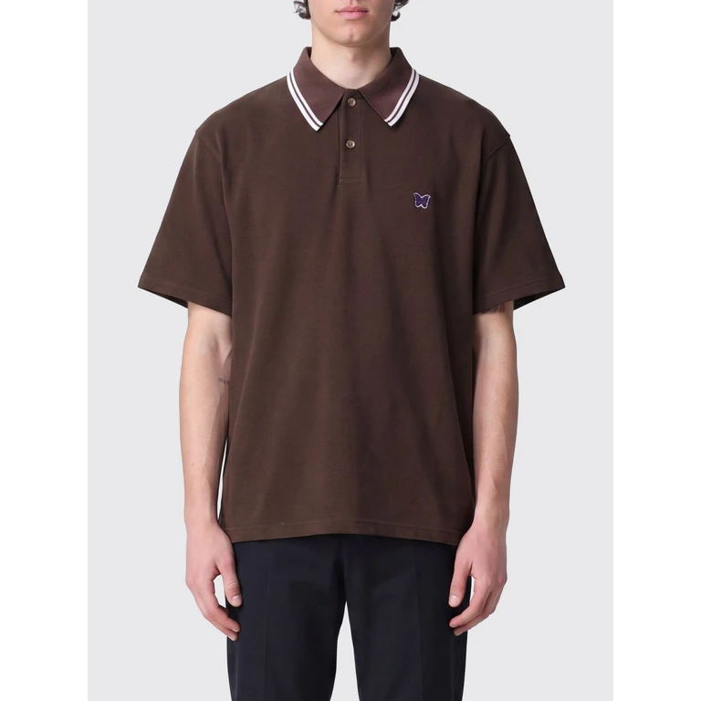 Relaxed-Fit Cotton Polo Shirt with Logo Patch (SX442BR)