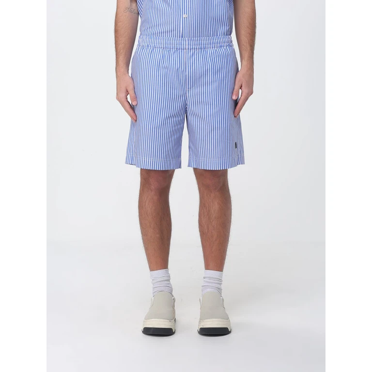 MSGM Shorts Men color Gnawed Blue (4040MB0726712984)
