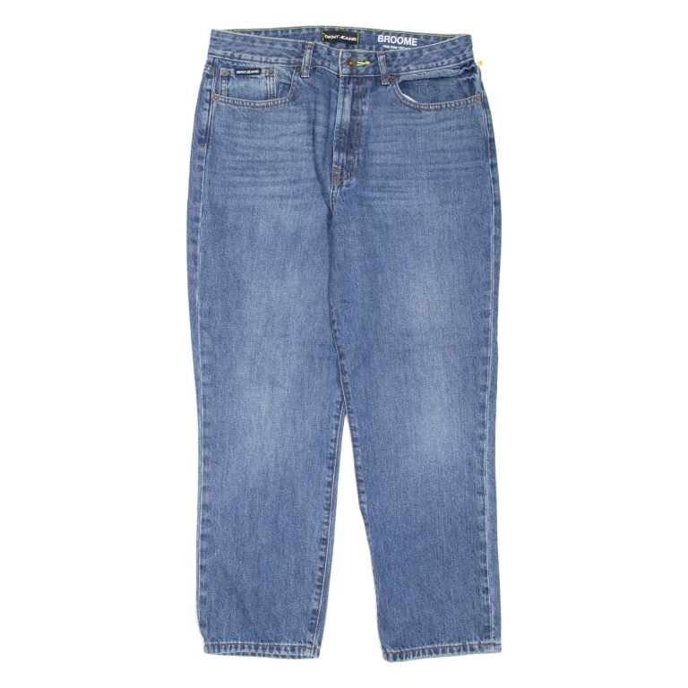 DKNY Broome High Rise Womens Jeans Blue Regular Tapered W32 L26