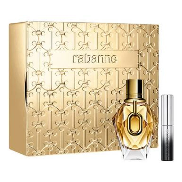 Million Gold 2 Pcs Set For Women: 1.7 Eau De Parfum Spray + Eyephoria 0.15 Mascara
