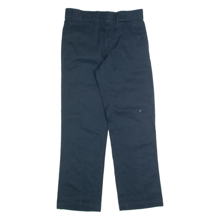 DICKIES Chino Mens Trousers Blue Regular Straight W30 L30