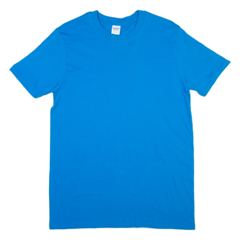 GILDAN Mens T-Shirt Blue M