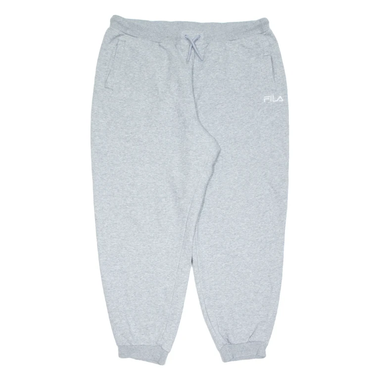 FILA Womens Joggers Grey Tapered 2XL W37 L28