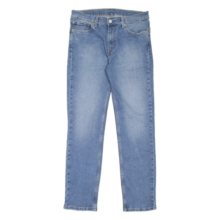 LEVI'S 511 Jeans Mens Blue Slim Straight Stone Wash W32 L32