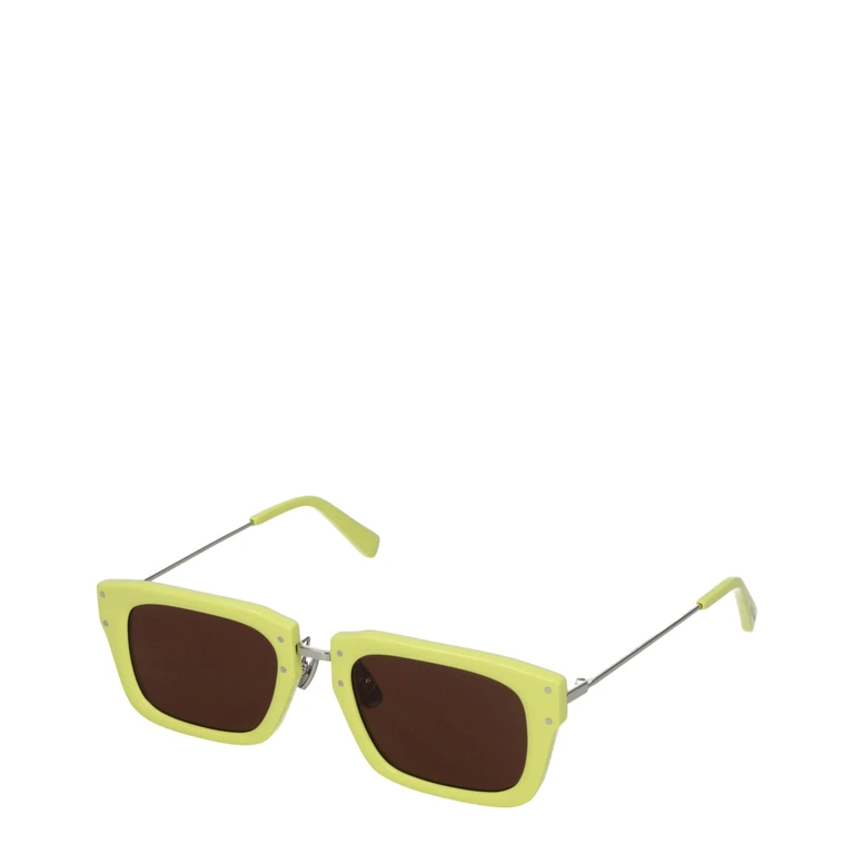 Jacquemus Yellow Acetate Sunglasses - Women