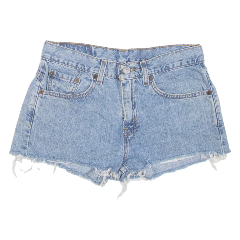 LEVI'S Womens Denim Shorts Blue 90s S W28