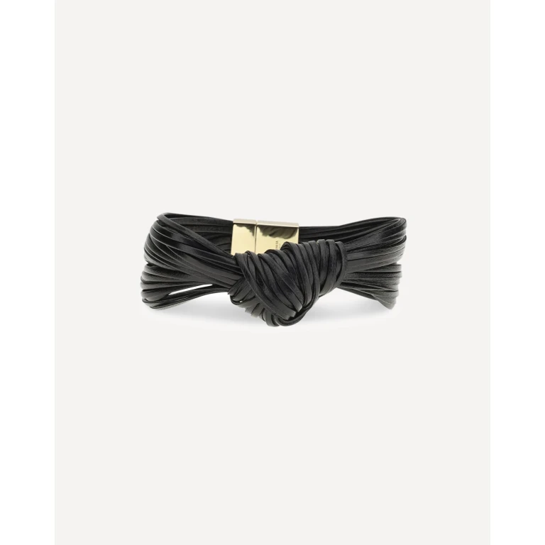 Pulseira de couro Knot Bottega Veneta Feminina L