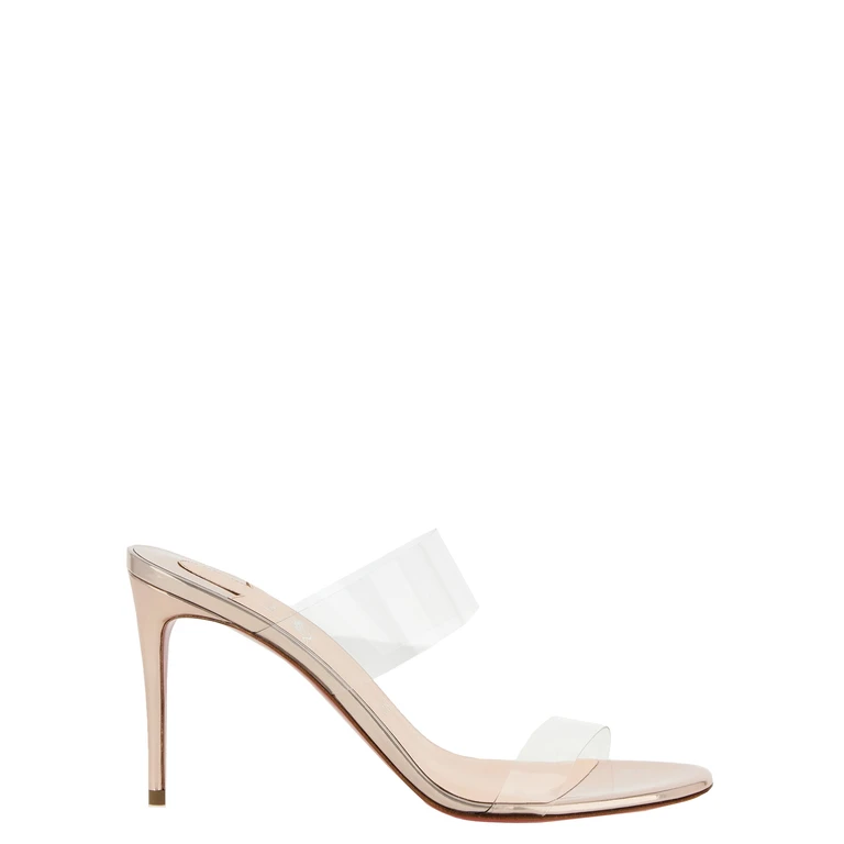 Christian Louboutin Multicolor Calfskin Stiletto Heel Sandals - Women