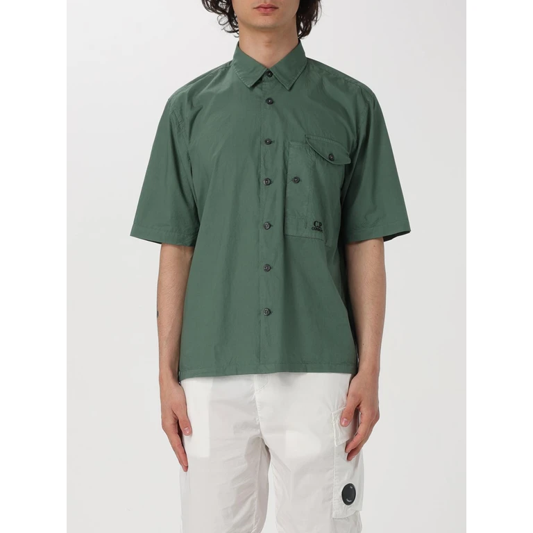 C. P. COMPANY Shirt Men color Green (16CMSH208A005328G649)