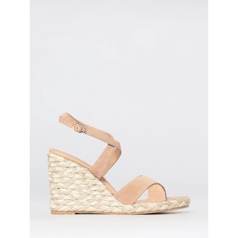 Suede High Wedge Ankle-Strap Sandals (SN787WO4)