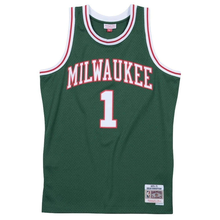Men's NBA Oscar Robertson 1970-71 Milwaukee Bucks Road Swingman Jersey