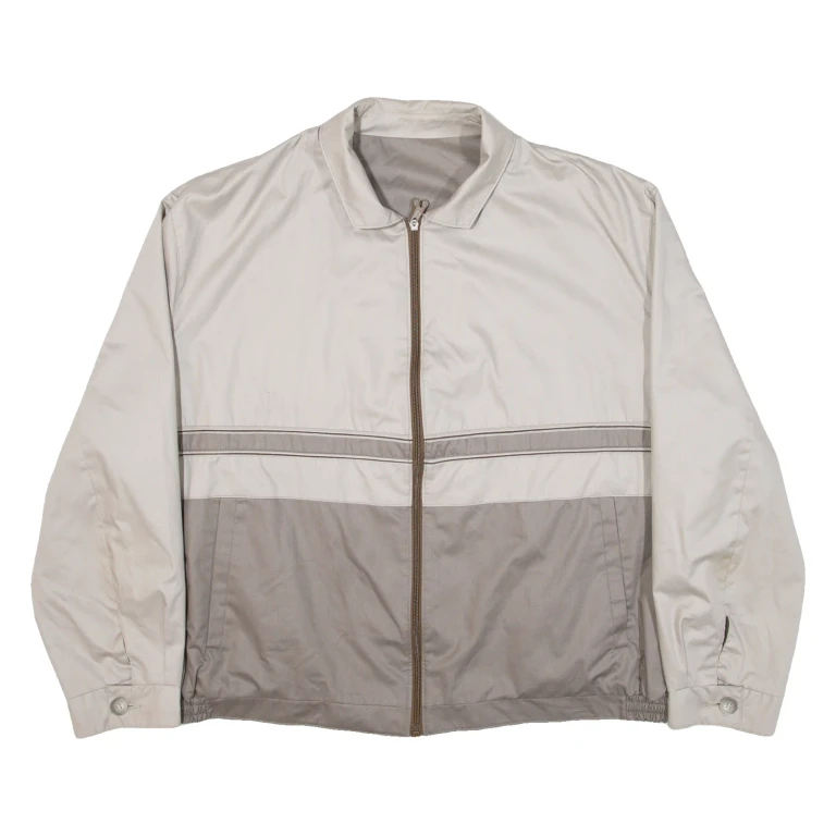Reversible Mens Jacket Beige XL